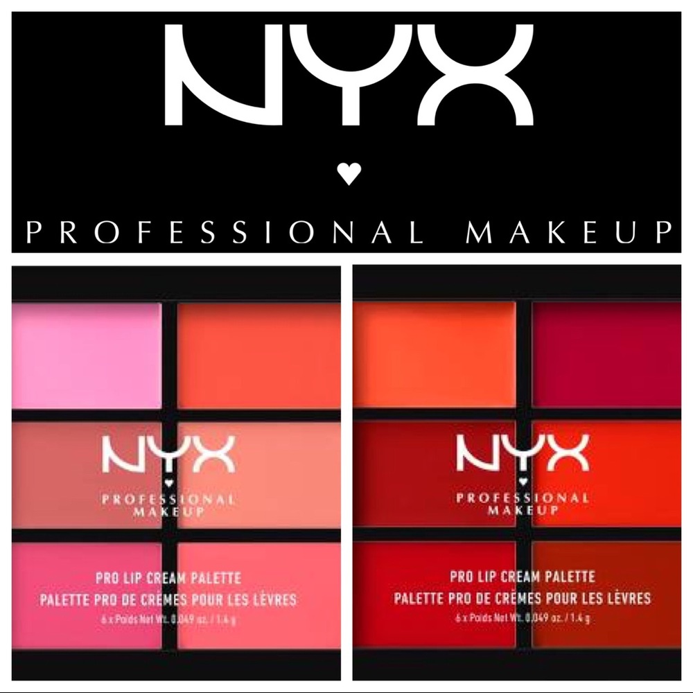 NYX Pro #Makeup Lip Cream Reds & Pinks 12 Colors